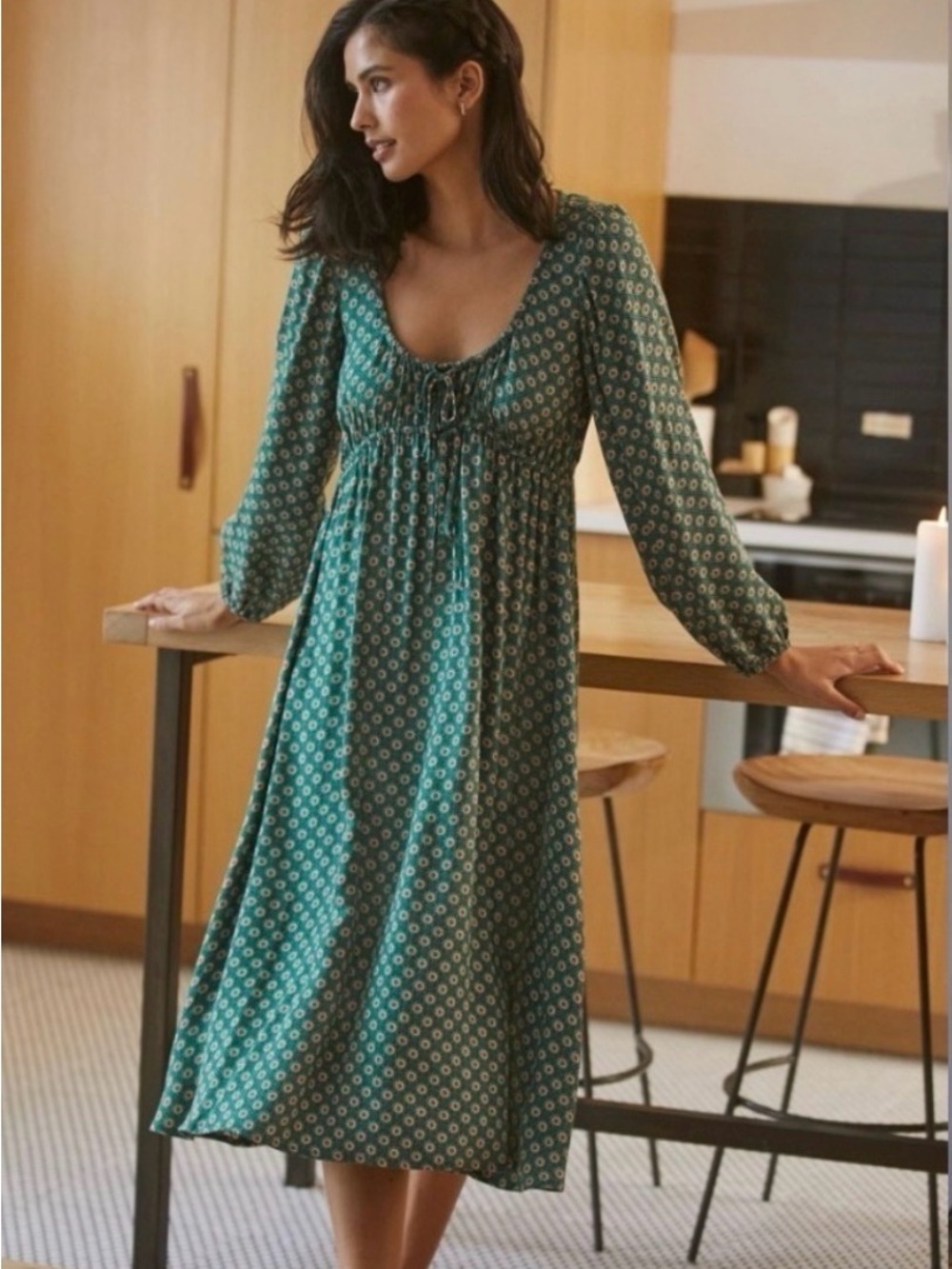 Anthropologie Adelaide Tie
Front Dress size small